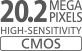 20.2 Megapixel CMOS