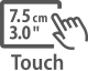 Large capacitive touchscreen