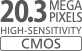 20.3 Megapixel CMOS