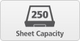 250 Sheet Capacity